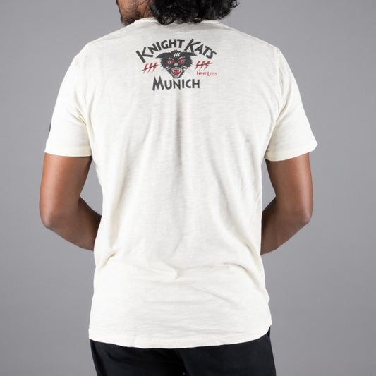 Johnson MotorsMunich Kats T-Shirt in Dirty WhiteT-ShirtBritish Parts Lucerne