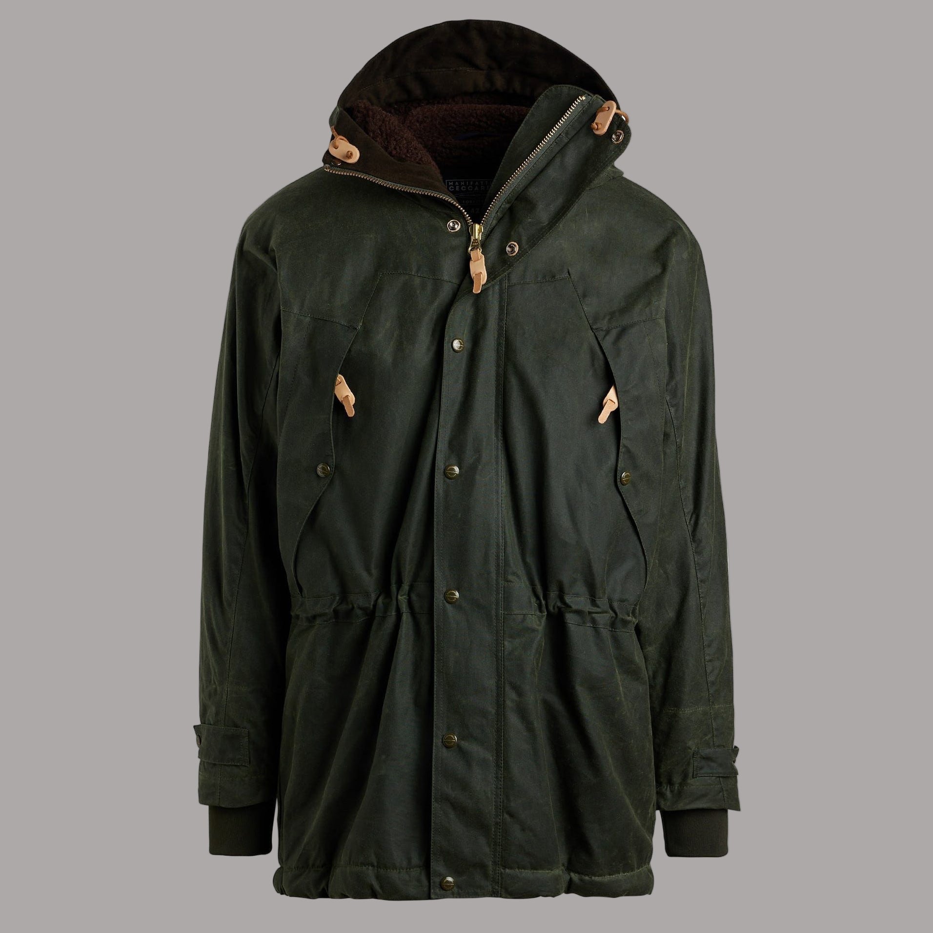 Manifattura CeccarelliLong Mountain Jacket 7013 - WX Dark Green (Fleece Lining)JackenBritish Parts Luzern
