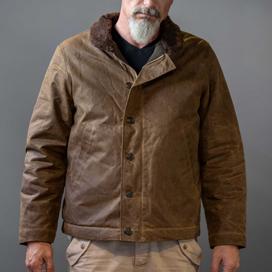 Manifattura CeccarelliNew Deck Jacket 7061 - WX Dark TanJacketsBritish Parts Lucerne