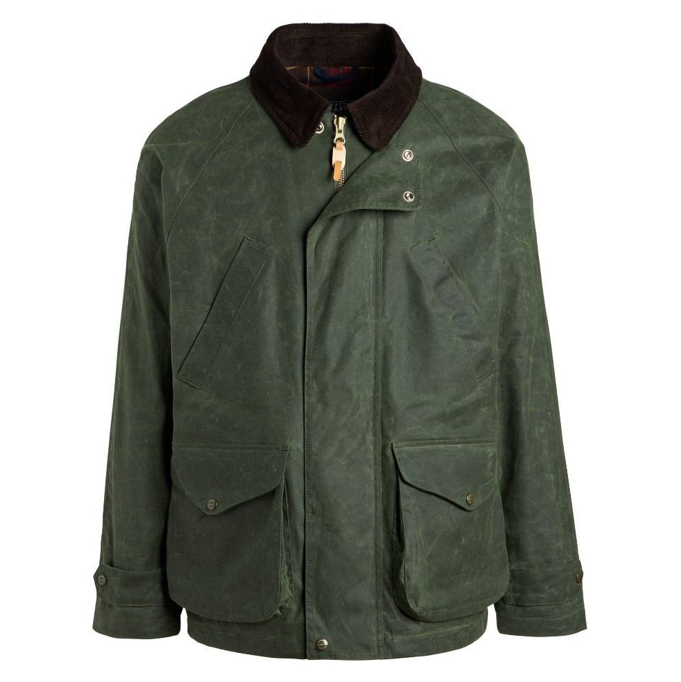 Manifattura CeccarelliRain Caban Wachsjacke dunkelgrünJackenBritish Parts Luzern