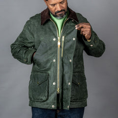Manifattura CeccarelliRain Caban Wachsjacke dunkelgrünJackenBritish Parts Luzern