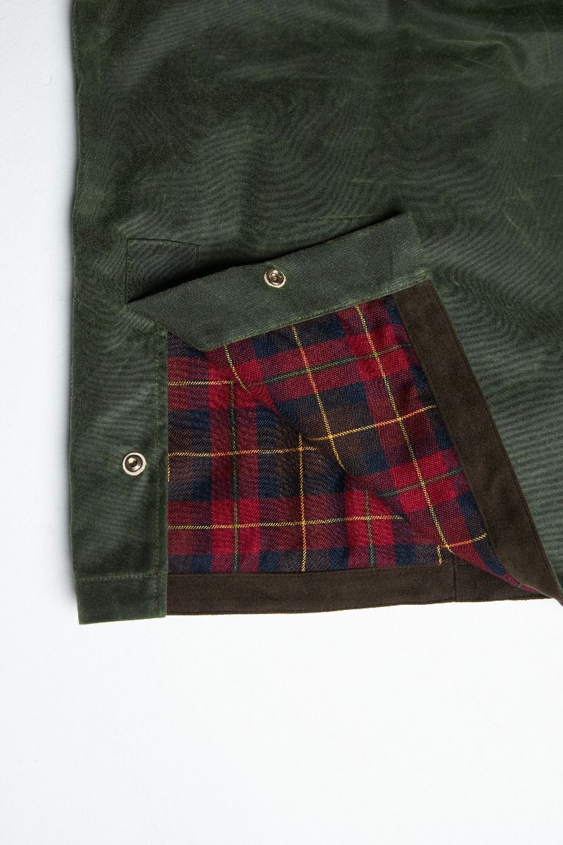Manifattura CeccarelliRain Caban Wachsjacke dunkelgrünJackenBritish Parts Luzern