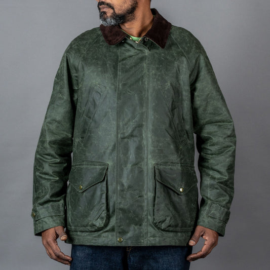 Manifattura CeccarelliRain Caban Wachsjacke dunkelgrünJackenBritish Parts Luzern