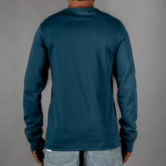 Merz b. Button-down Shirt, Mineral Blue Henley British Parts Lucerne