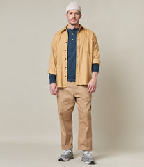 Merz b. Button-down Shirt, Mineral Blue Henley British Parts Lucerne