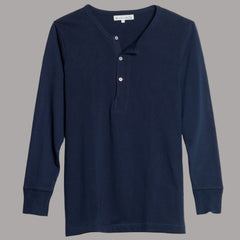 Merz b. Button-down Shirt, Ink Blue Henley British Parts Lucerne