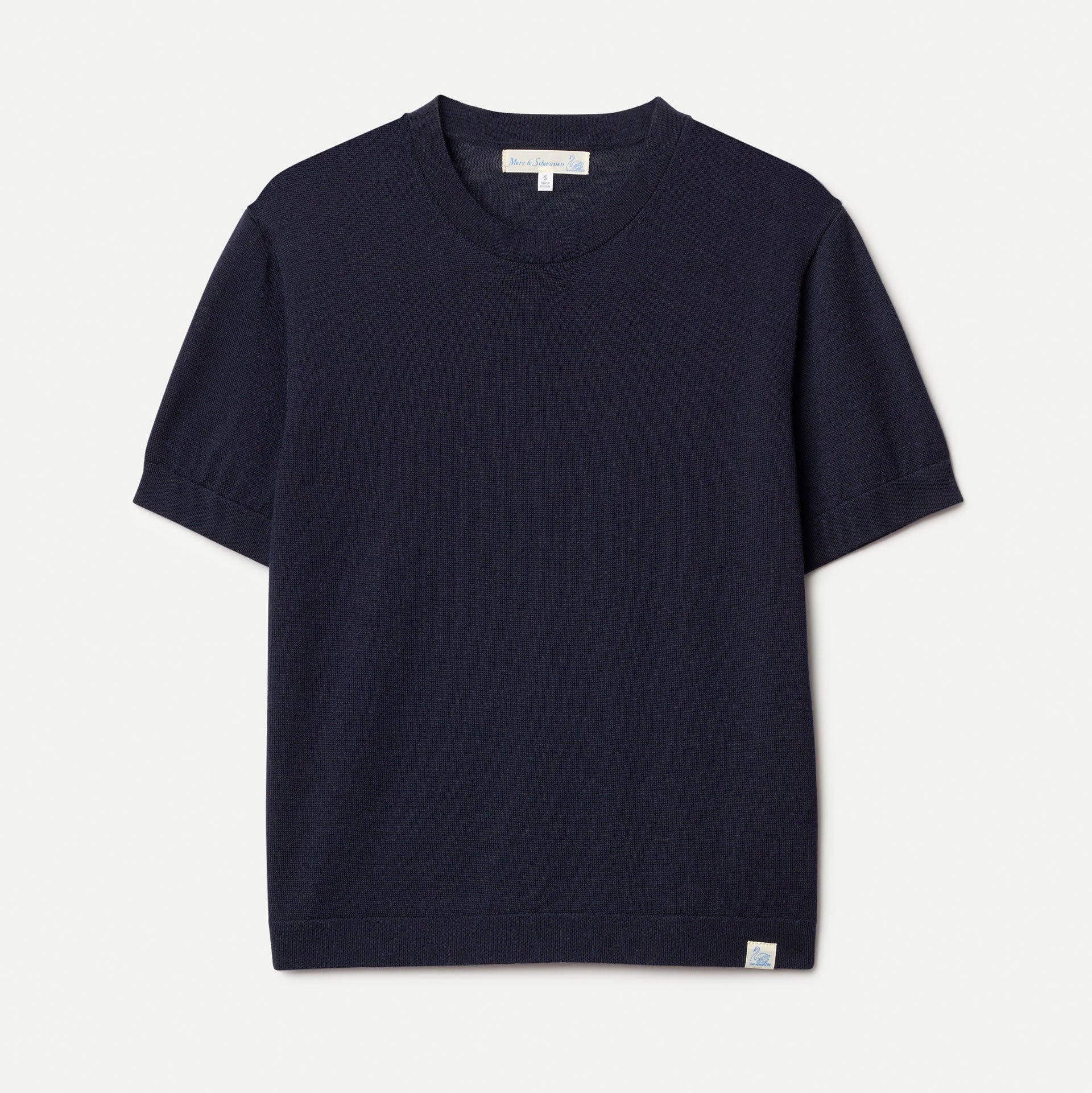 Merz b. Women's b. T-Shirt, Merino, Dark Navy T-Shirt British Parts Lucerne