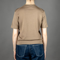 Merz b. Women's b. T-Shirt Merino Shore Sand T-Shirt British Parts Lucerne