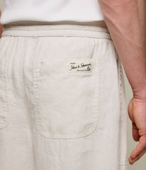 Merz b. SchwanenUnisex Hose mit Kordelzug Light StoneHosenBritish Parts Luzern