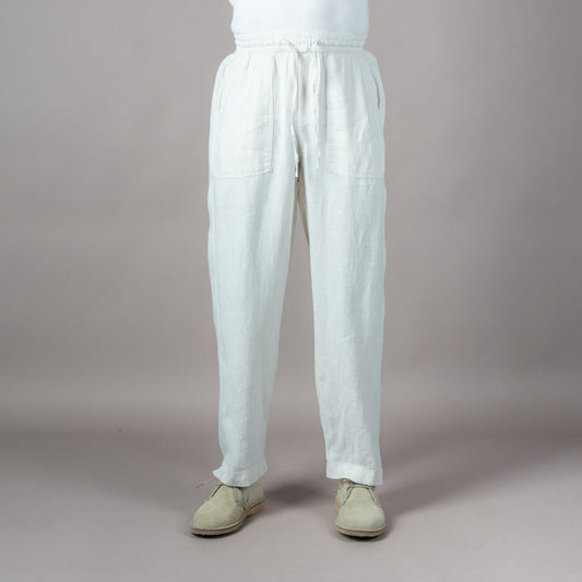 Merz b. SchwanenUnisex Hose mit Kordelzug Light StoneHosenBritish Parts Luzern