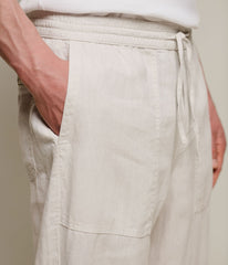 Merz b. SchwanenUnisex Hose mit Kordelzug Light StoneHosenBritish Parts Luzern