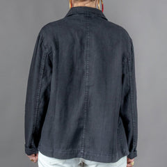 Merz b. SchwanenUnisex Jacke Bio Leinen Cropped Deep BlackJackenBritish Parts Luzern