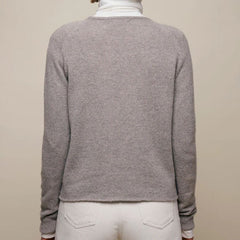 Merz b. Relaxed-Fit Round-Neck Sweater in Faded Grain British Parts Lucerne