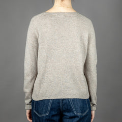 Merz b. Relaxed-Fit Round-Neck Sweater in Faded Grain British Parts Lucerne