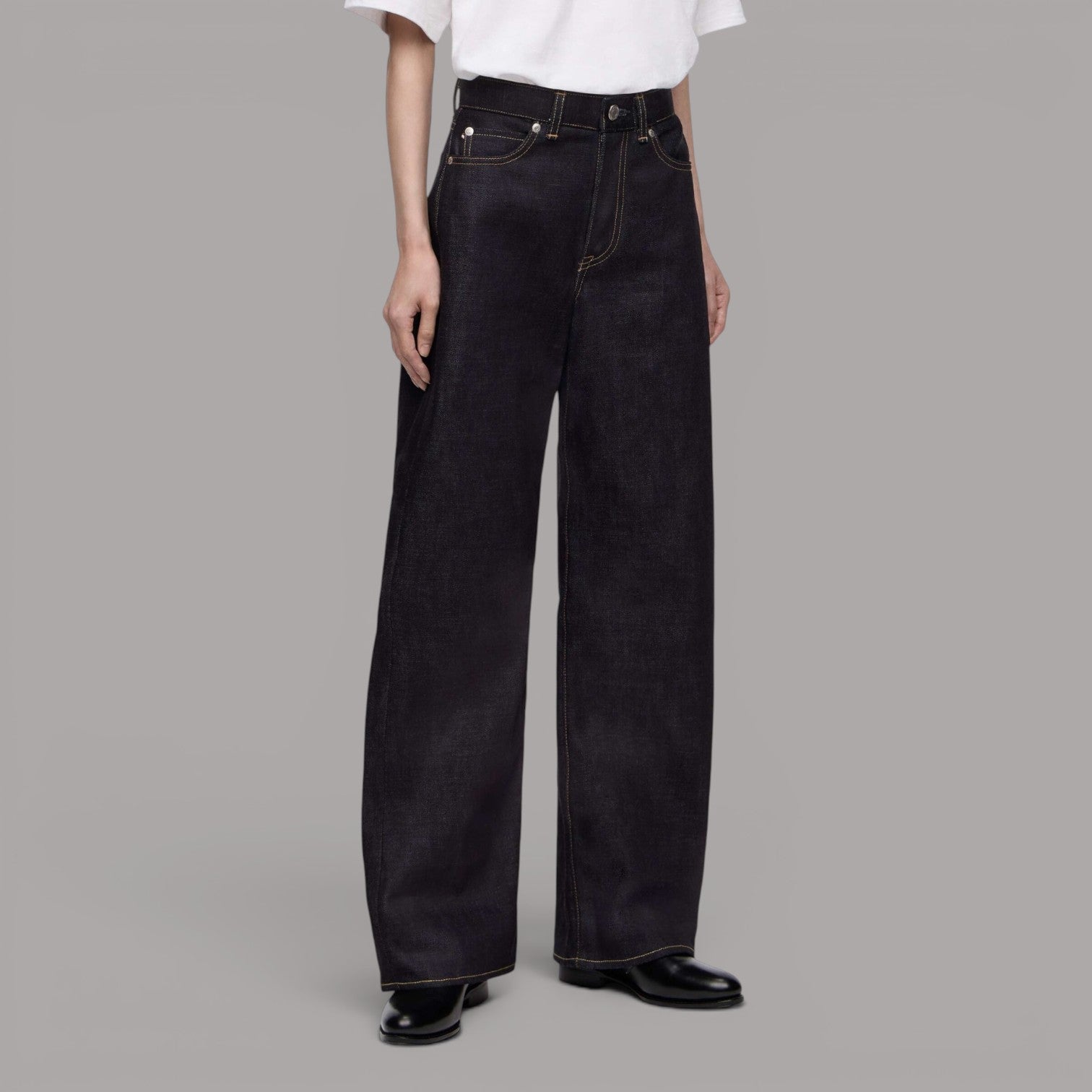 MOMOTARO JEANS410 Standard Wide Women's Jeans 14.7ozHosenBritish Parts Luzern