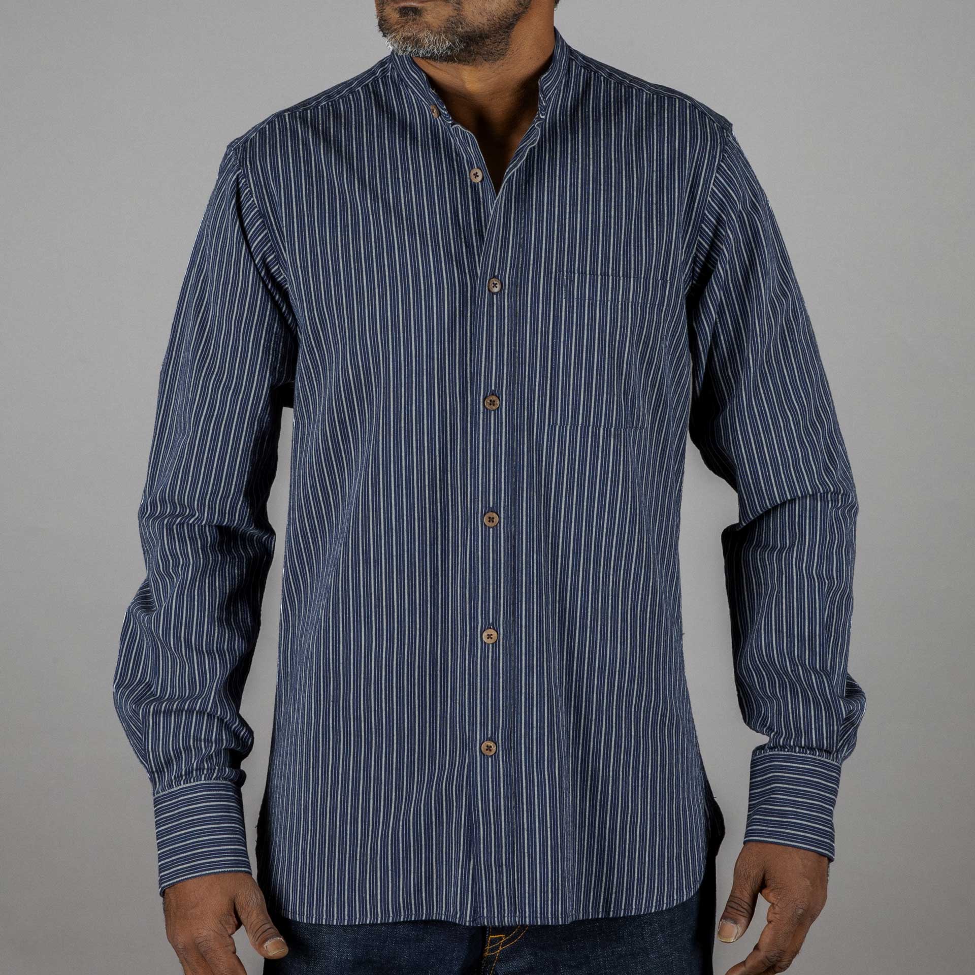 Pike Brothers1923 Buccanoy Shirt Beaumont blueHemdBritish Parts Luzern