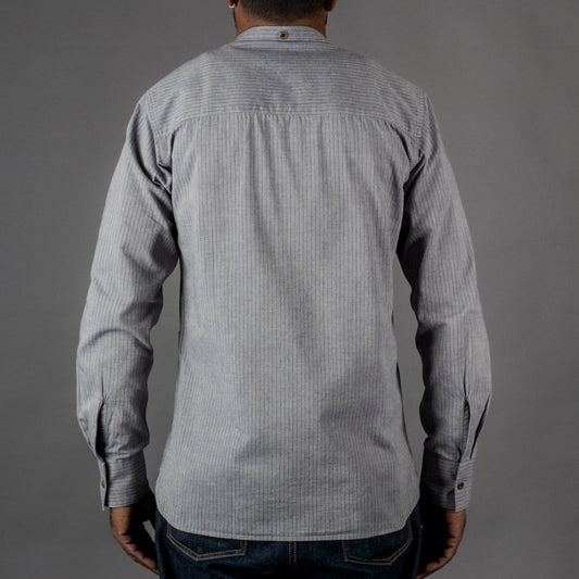 Pike Brothers1923 Buccanoy Shirt Grey StripedHemdBritish Parts Luzern
