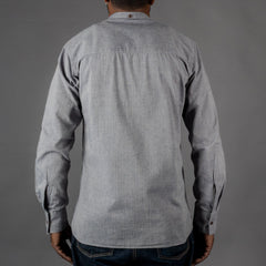 Pike Brothers1923 Buccanoy Shirt Grey StripedHemdBritish Parts Luzern