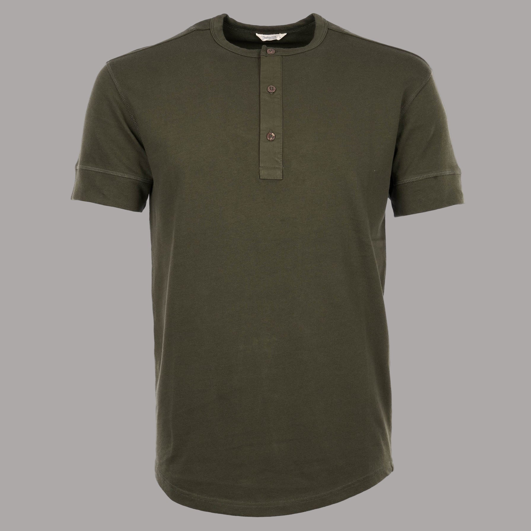 Pike Brothers1927 Henley Shirt Kurzarm Mojave greenHenleyBritish Parts Luzern