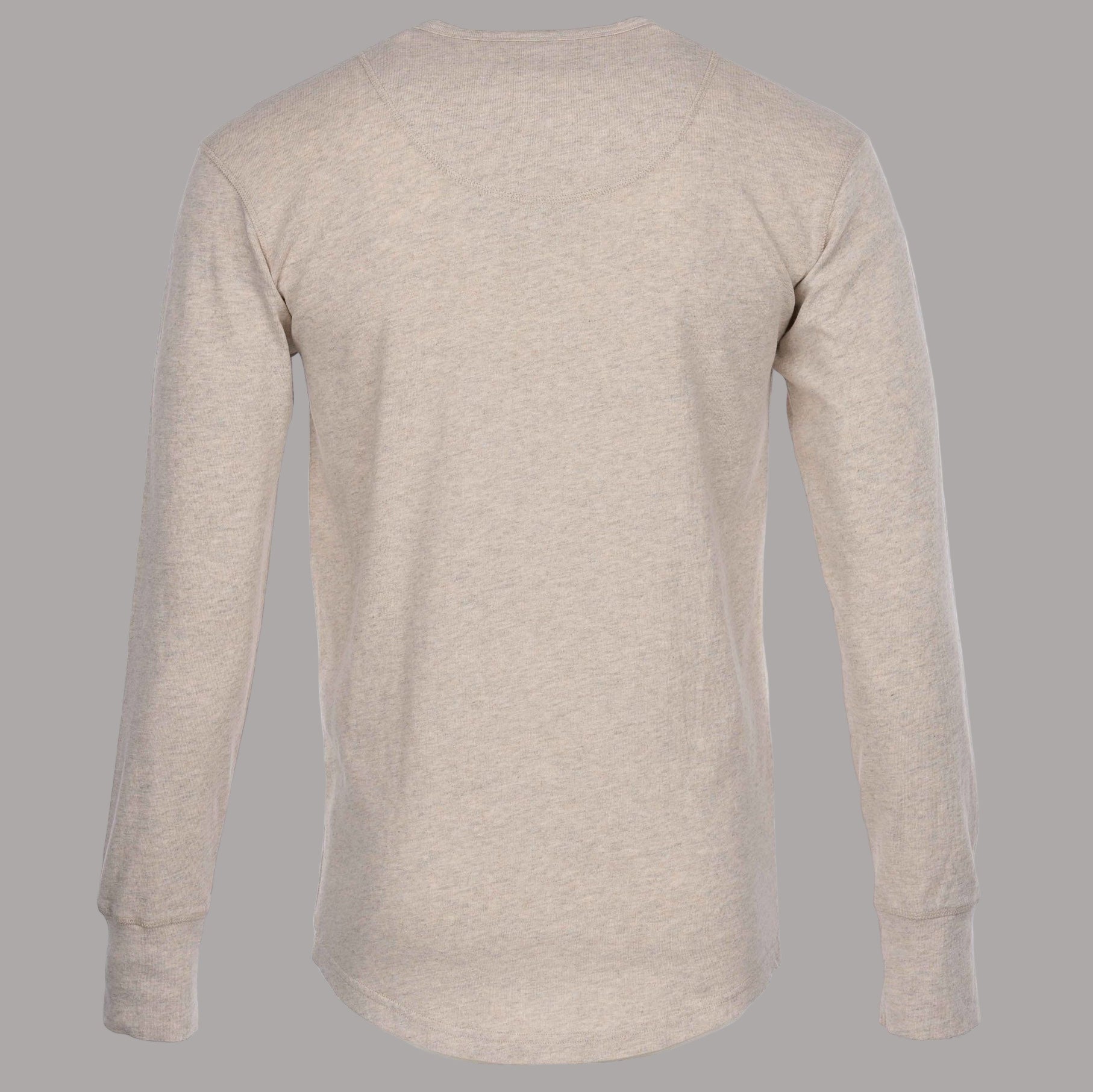 Pike Brothers1927 Henley Shirt long sleeve ecru melangeHenleyBritish Parts Luzern