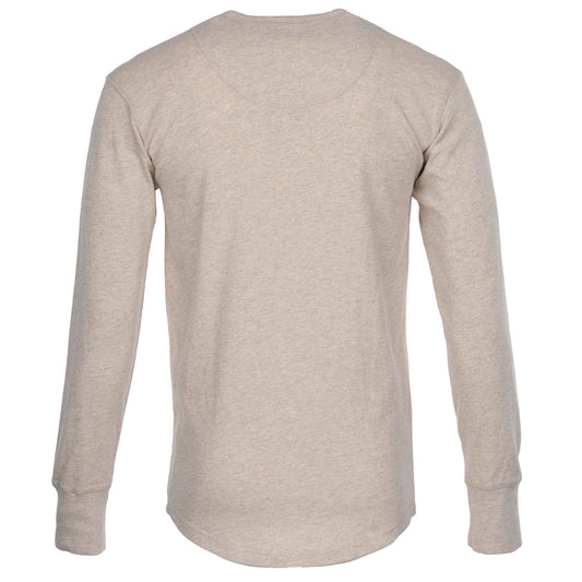 Pike Brothers1927 Chemise Henley manches longues écru mélangéHenleyBritish Parts Luzern