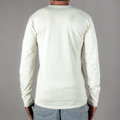 Pike Brothers1927 Henley Shirt long sleeve ecru melangeHenleyBritish Parts Lucerne