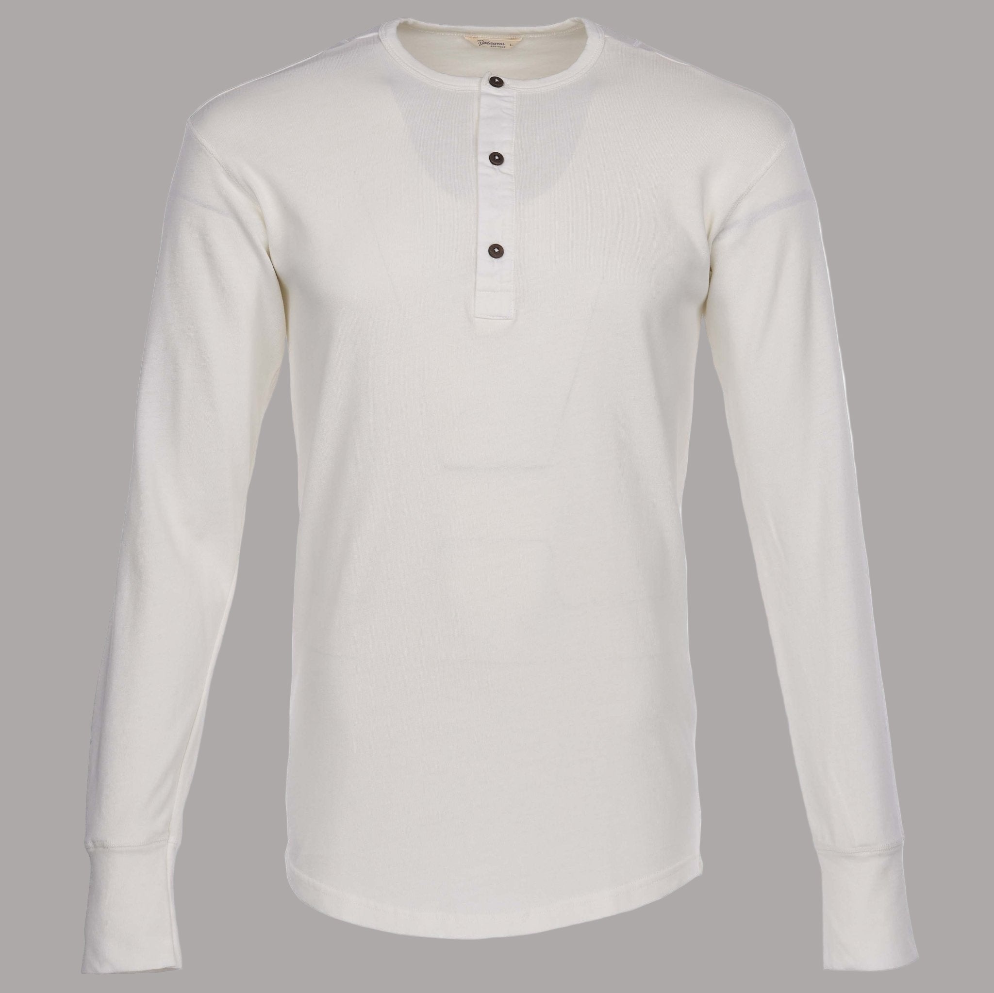 Pike Brothers1927 Henley Shirt long sleeve ecruHenleyBritish Parts Luzern
