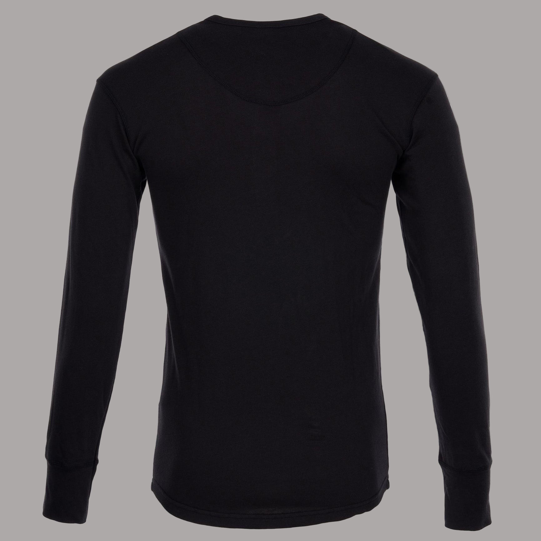 Pike Brothers1927 Henley Shirt long sleeve faded blackHenleyBritish Parts Luzern