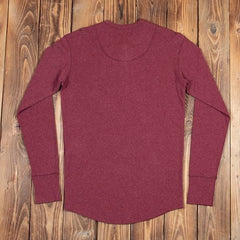 Pike Brothers1927 Henley Shirt long sleeve garnet redHenleyBritish Parts Lucerne