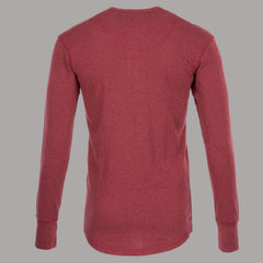 Pike Brothers1927 Henley Shirt long sleeve garnet redHenleyBritish Parts Lucerne
