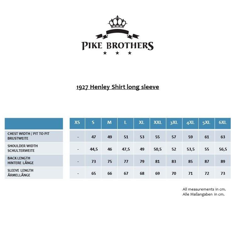 Pike Brothers1927 Henley Shirt long sleeve Indigo MelangeHenleyBritish Parts Lucerne