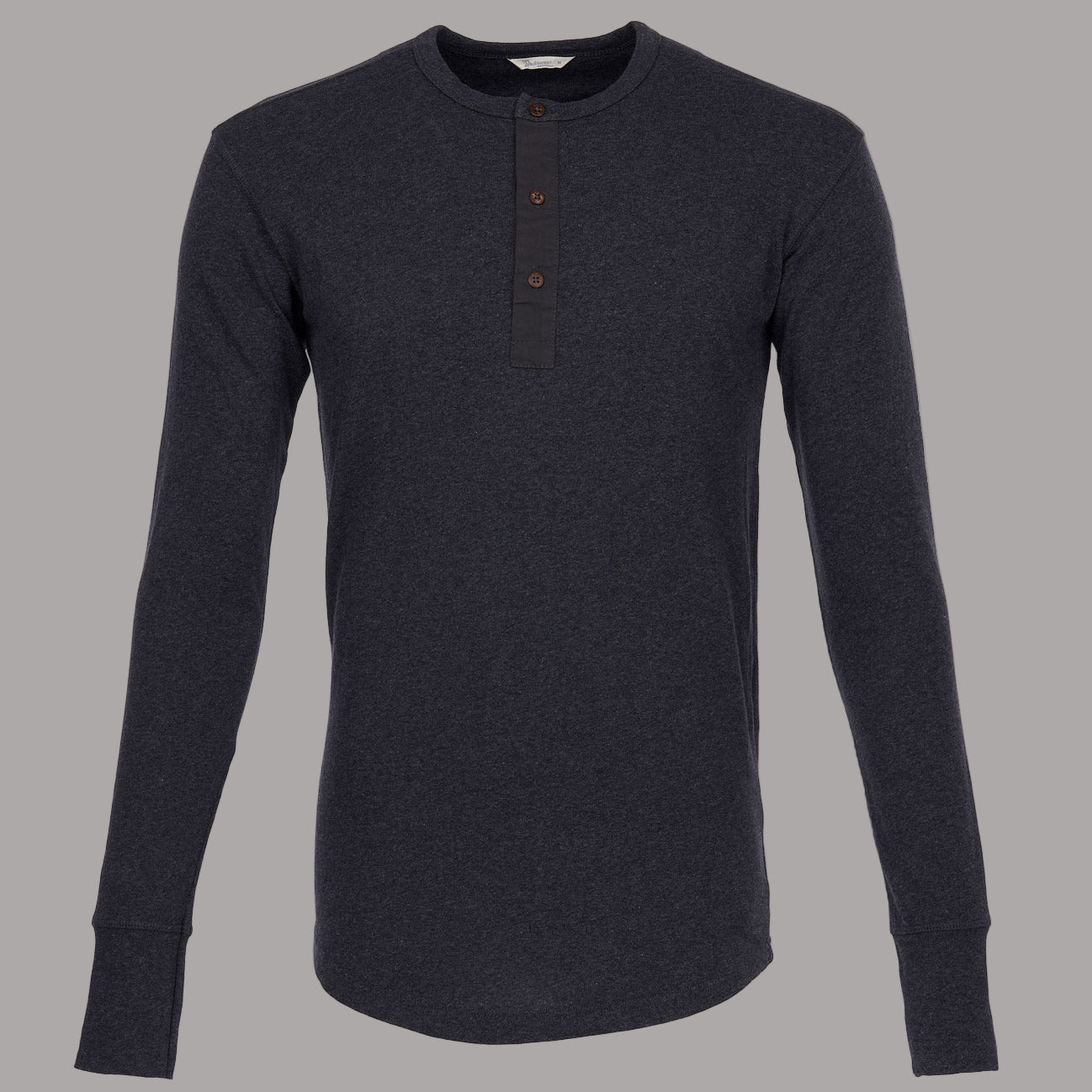 Pike Brothers1927 Henley Shirt long sleeve Iron GreyHenleyBritish Parts Luzern