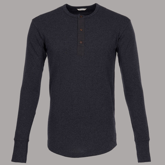 Pike Brothers1927 Henley Shirt long sleeve Iron GreyHenleyBritish Parts Luzern