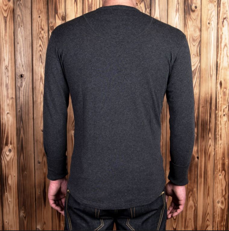 Pike Brothers1927 Henley Shirt long sleeve Iron GreyHenleyBritish Parts Lucerne