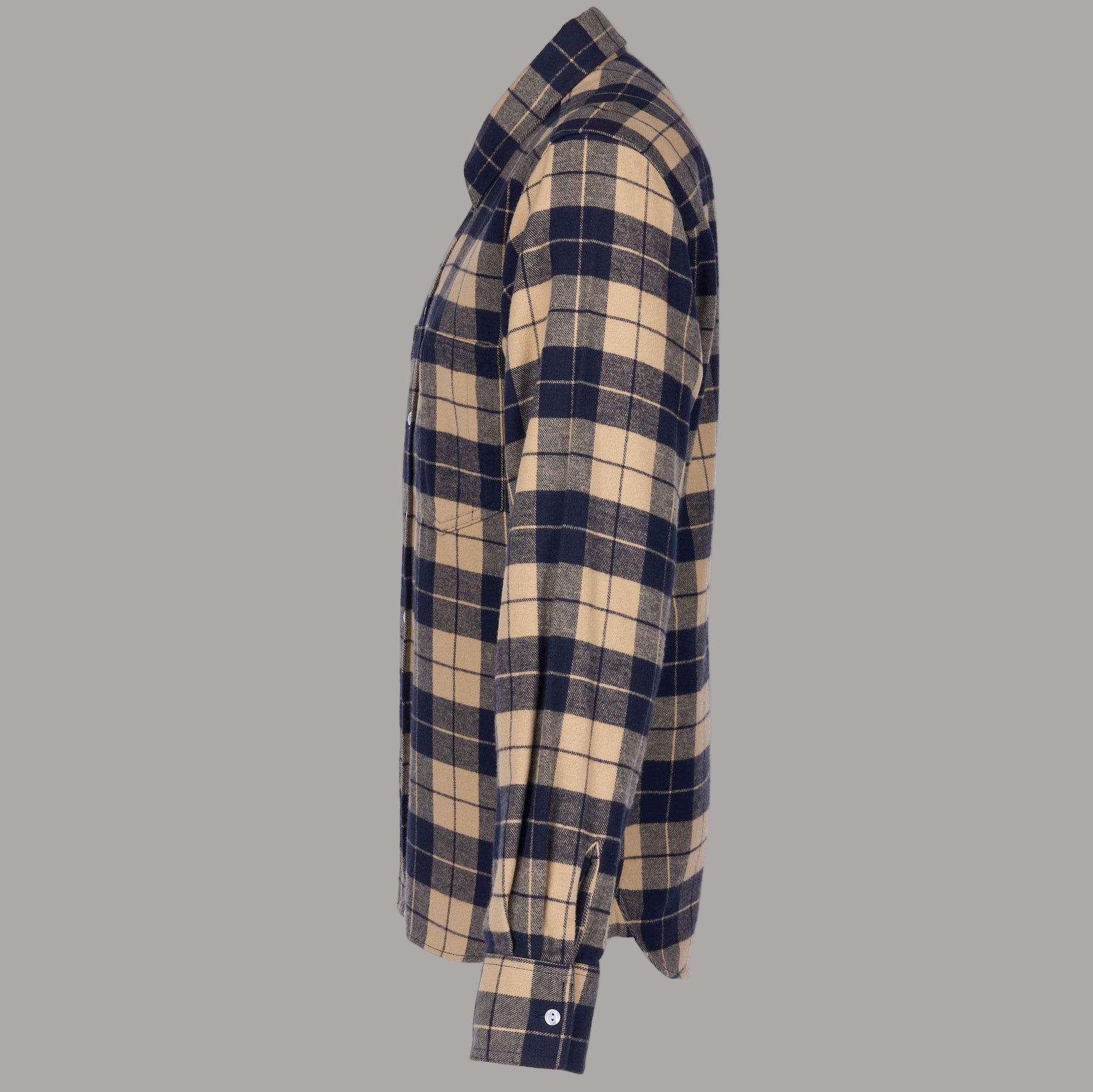 Pike Brothers1937 Roamer Shirt Flannel BlueHemdBritish Parts Luzern