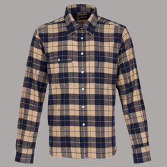 Pike Brothers1937 Roamer Shirt Flannel BlueHemdBritish Parts Luzern