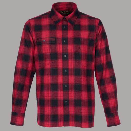 Pike Brothers1937 Roamer Shirt Flannel Red CheckHemdBritish Parts Luzern