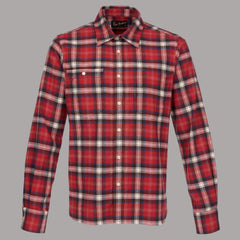 Pike Brothers1937 Roamer Shirt Flannel RedHemdBritish Parts Luzern