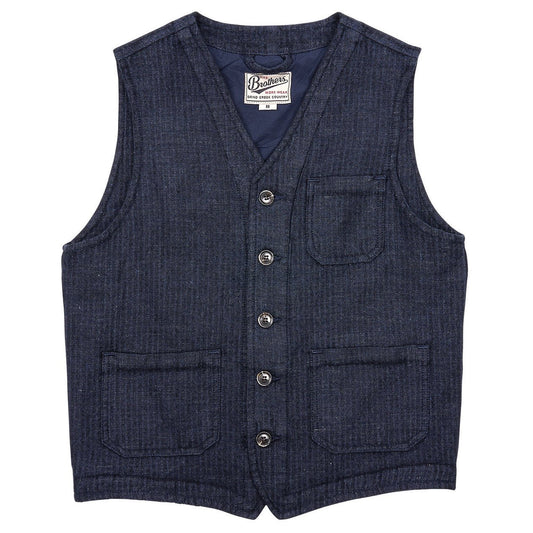 Pike Brothers1937 Roamer Vest Owen blueWestenBritish Parts Luzern