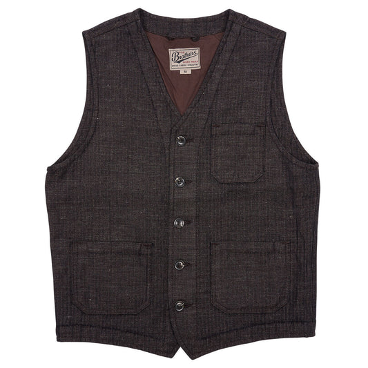 Pike Brothers1937 Roamer Vest Owen brownWestenBritish Parts Luzern