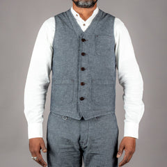 Pike Brothers1937 Roamer Vest Smoke greyWestenBritish Parts Luzern