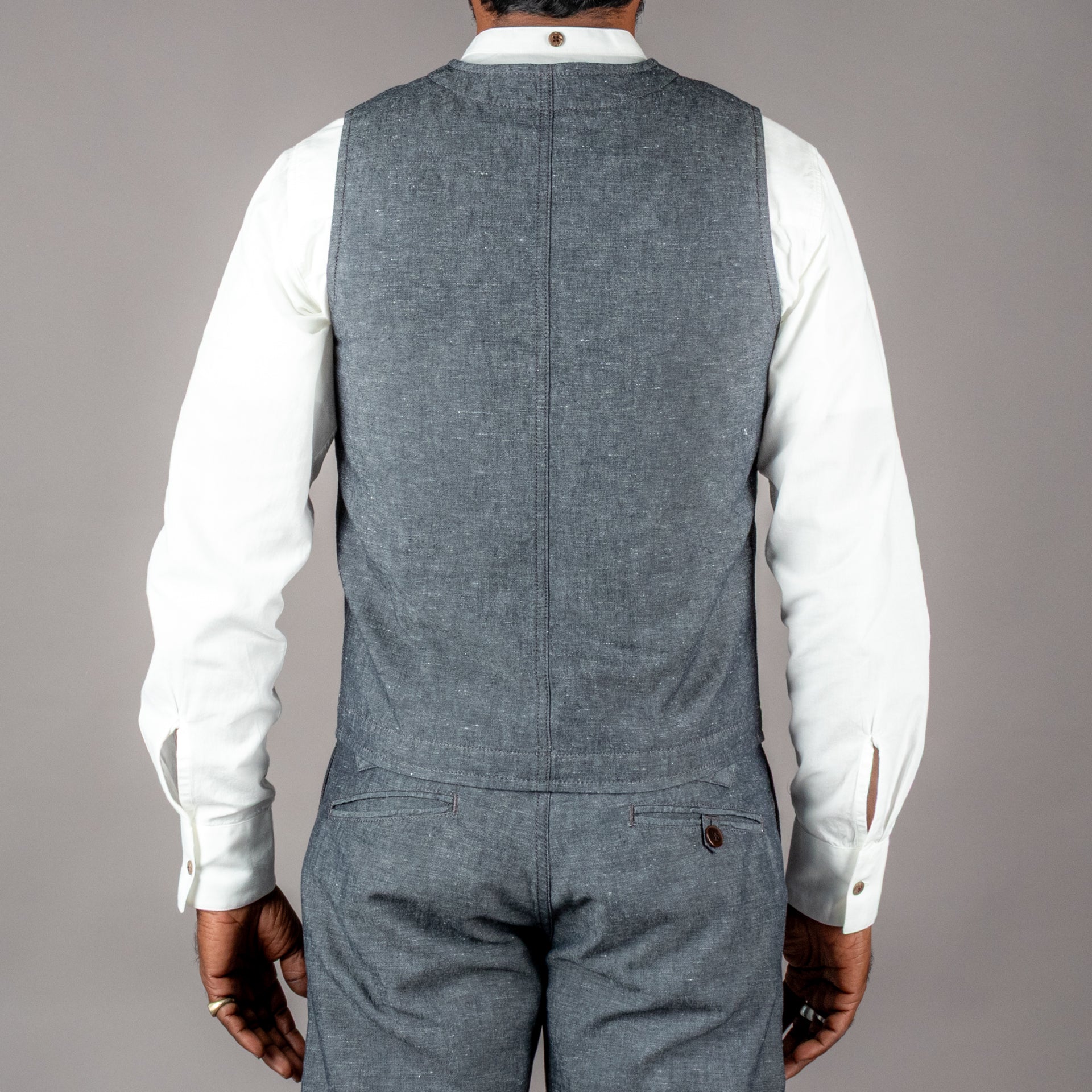 Pike Brothers1937 Roamer Vest Smoke greyWestenBritish Parts Luzern