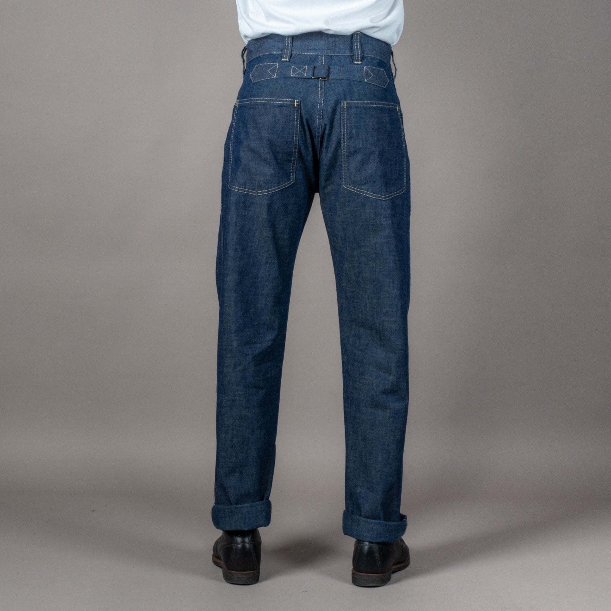 Pike Brothers1940 Army Denim Trousers IndigoHosenBritish Parts Luzern