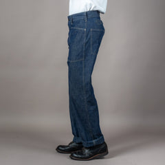 Pike Brothers1940 Army Denim Trousers IndigoHosenBritish Parts Luzern