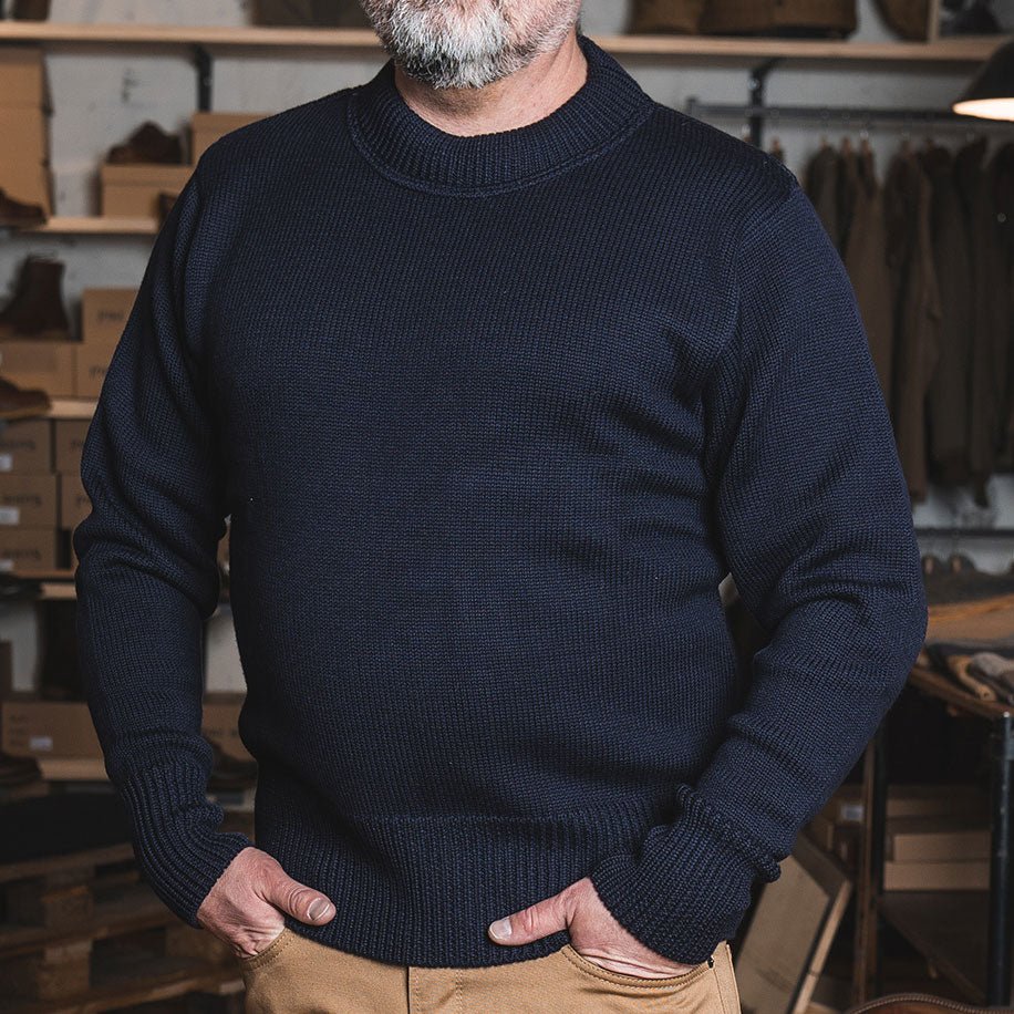 Pike Brothers1941 Seaman Sweater navyPulloverBritish Parts Luzern