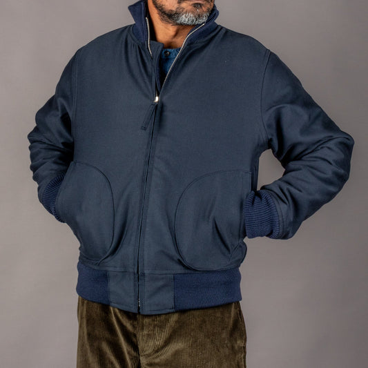 Pike Brothers1942 Deck Zip Jacket Dark BlueJackenBritish Parts Luzern