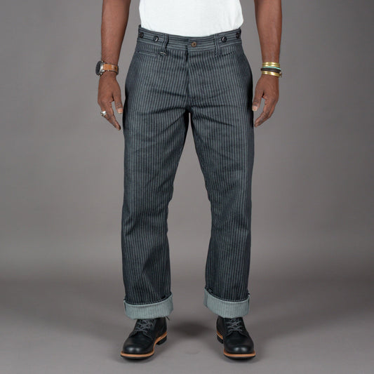 Pike Brothers1942 Pantalone da caccia Blu Wabash 13ozPantaloniParti britanniche Luzern