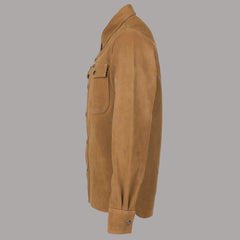 Pike Brothers1943 CPO Leder Shirt Mulholland brownHemdBritish Parts Luzern