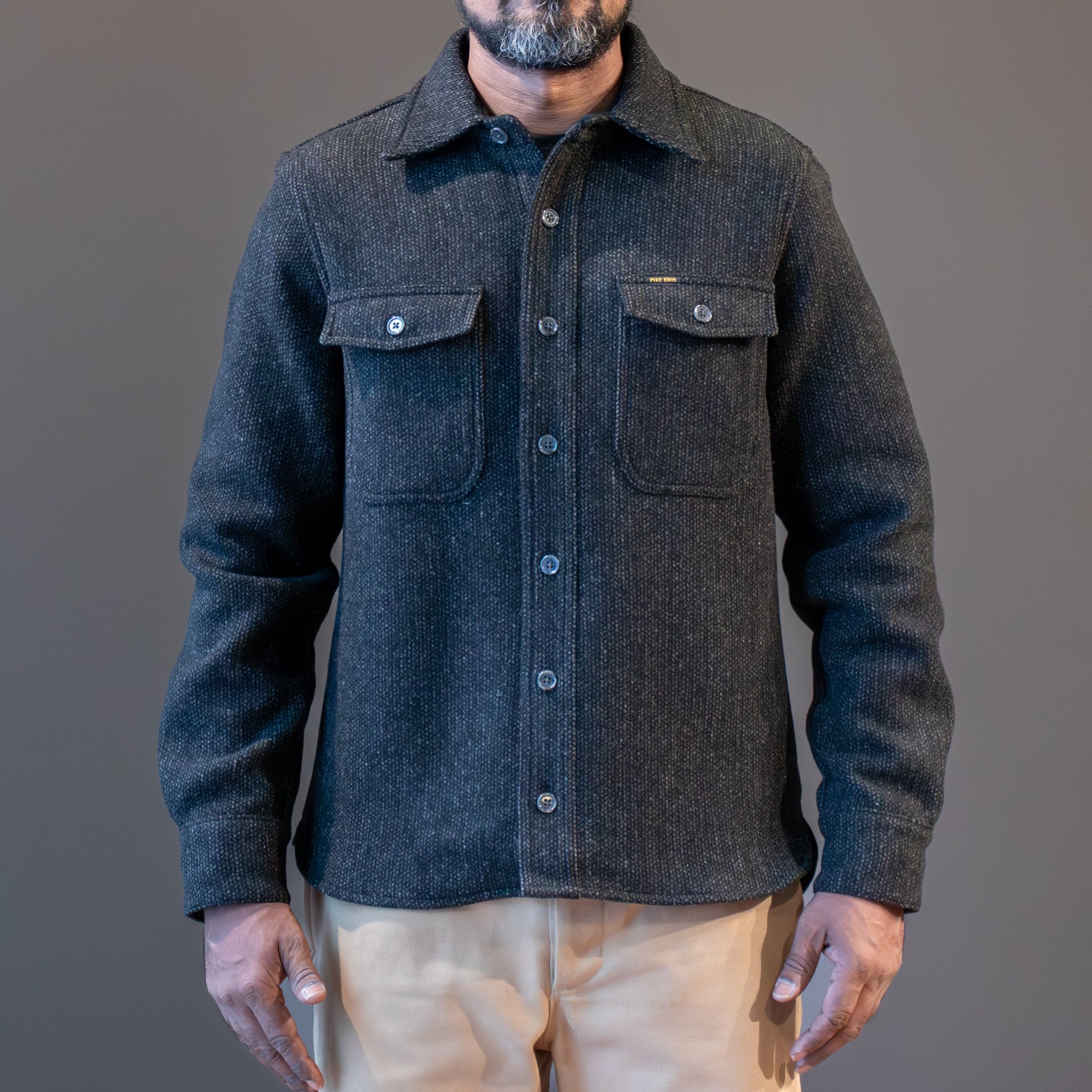 Pike Brothers1943 CPO Shirt Atlanta GreyHemdBritish Parts Luzern