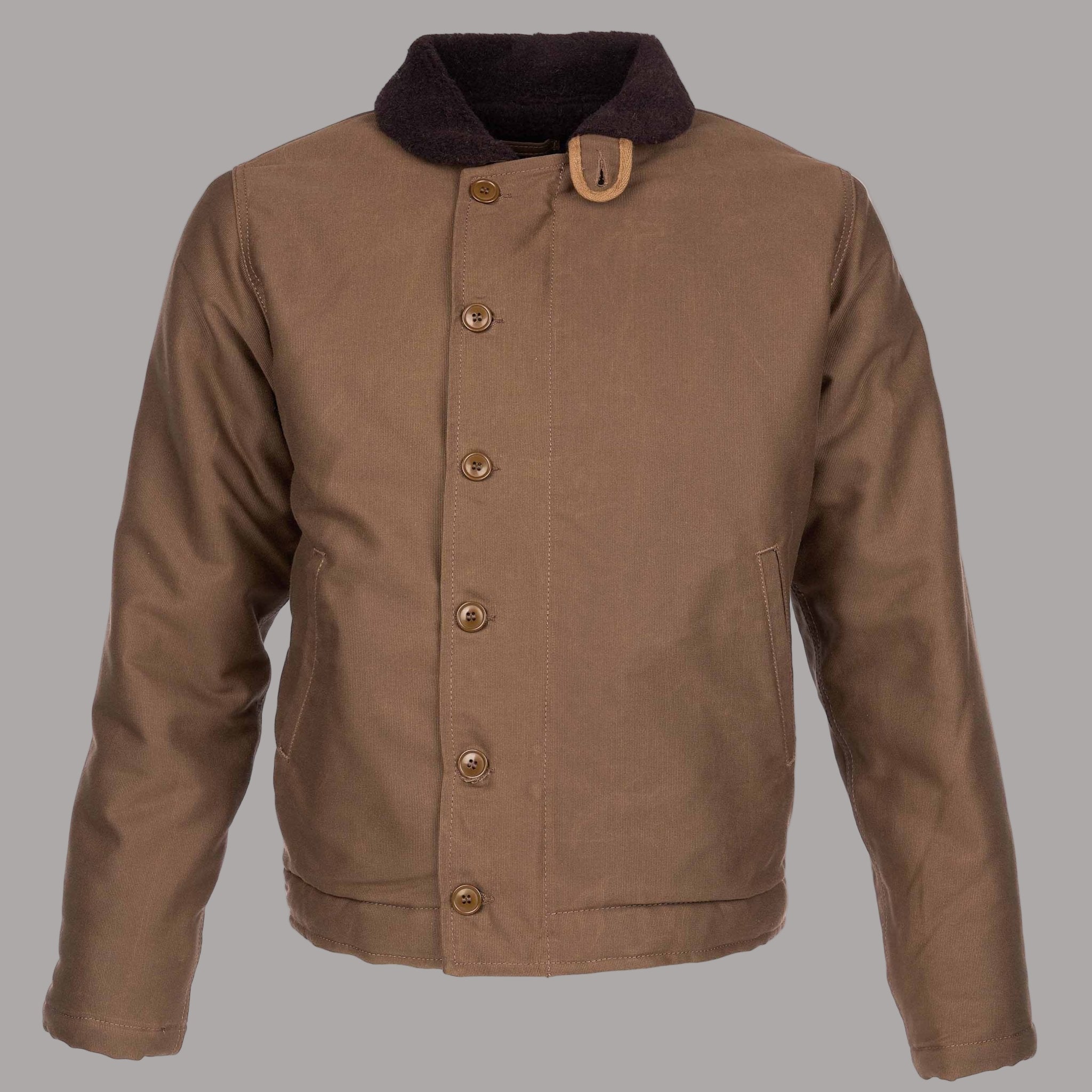 Pike Brothers1944 N1 Deck Jacket Khaki Brown WaxedJackenBritish Parts Luzern